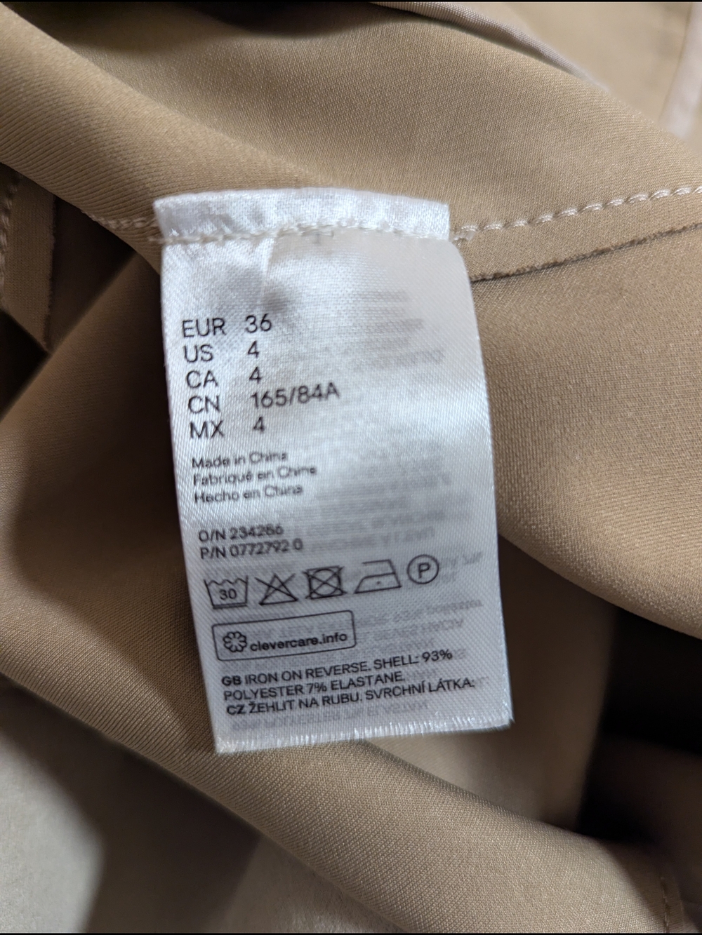 H&M Taupe Suede-Look Belted Trench Coat - Picture 6 of 7
